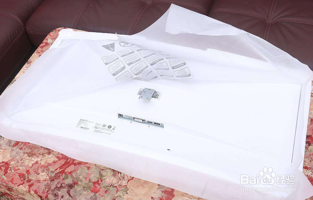 戴尔显示器底座怎么拆