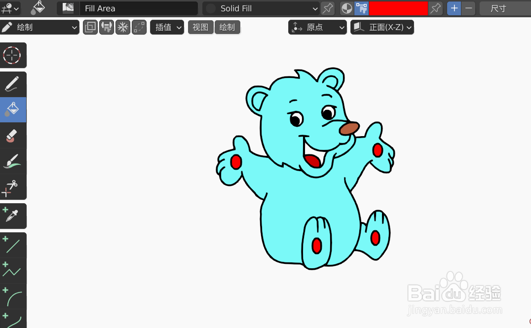 如何使用blender2.9快速设计北极熊的简图模型