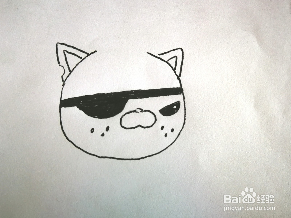 《海底小纵队》中的呱唧简笔画怎么画