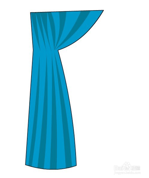 flash如何绘制一个窗帘