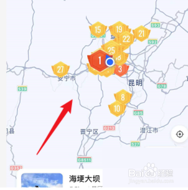 高德地图怎么显示出游地图