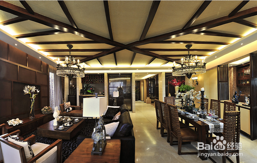 客厅装修，东南亚风格的4点标志性元素