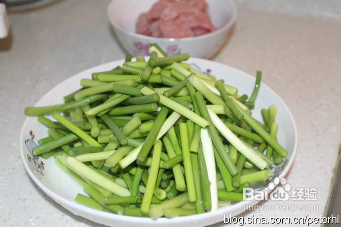 家常菜之蒜苔炒肉
