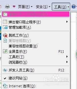 怎样清理IE浏览器的历史记录