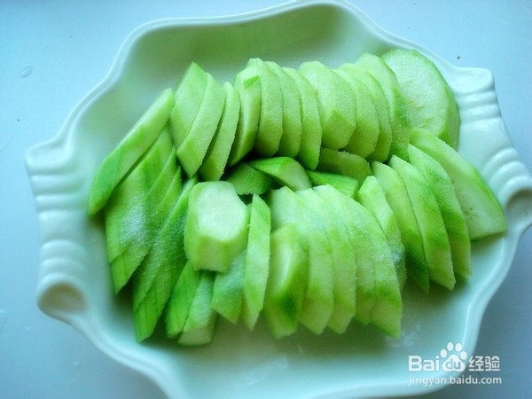 肉末蒸丝瓜的制作方法