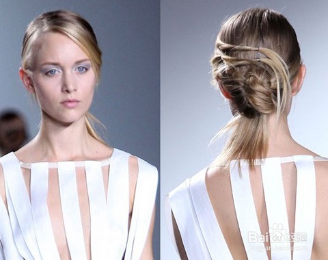 偷学T台大牌发型 一周束发天天变花样