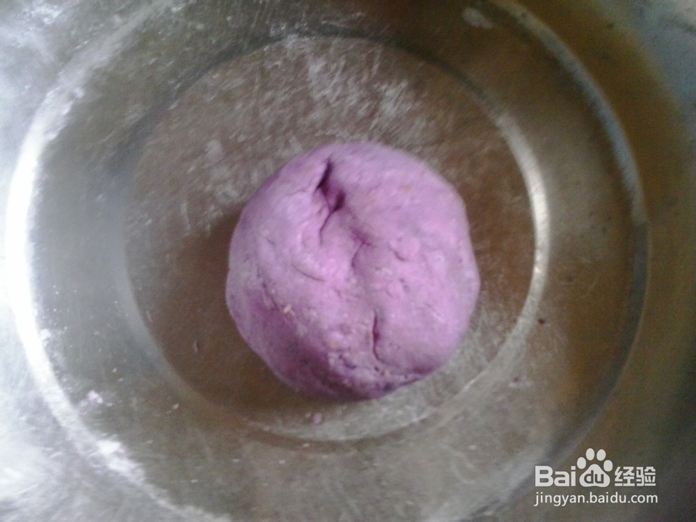 紫薯香蕉糯米饼