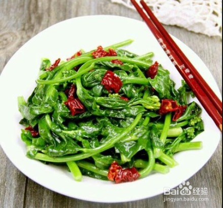 菜台怎么炒不苦