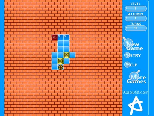 “经典推箱子”第一关攻略