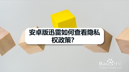 安卓版迅雷如何查看隐私权政策
