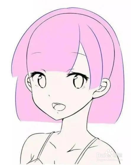 漫画头发怎么画