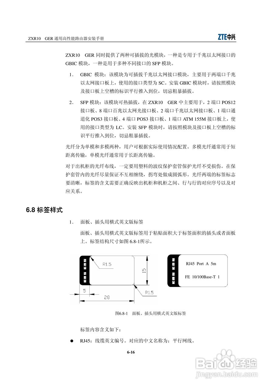 sjzl20061674-ZXR10 GER通用高性能路由器安装手册:[6]