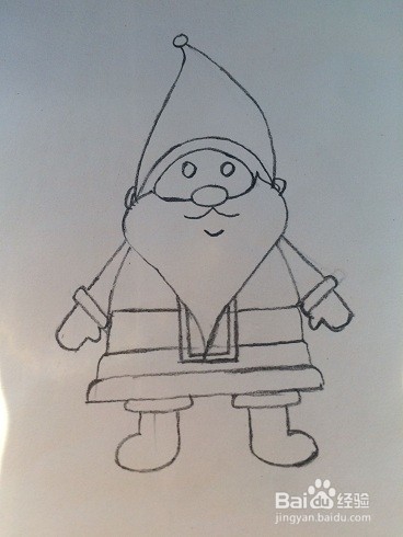 圣诞老人怎么画好看
