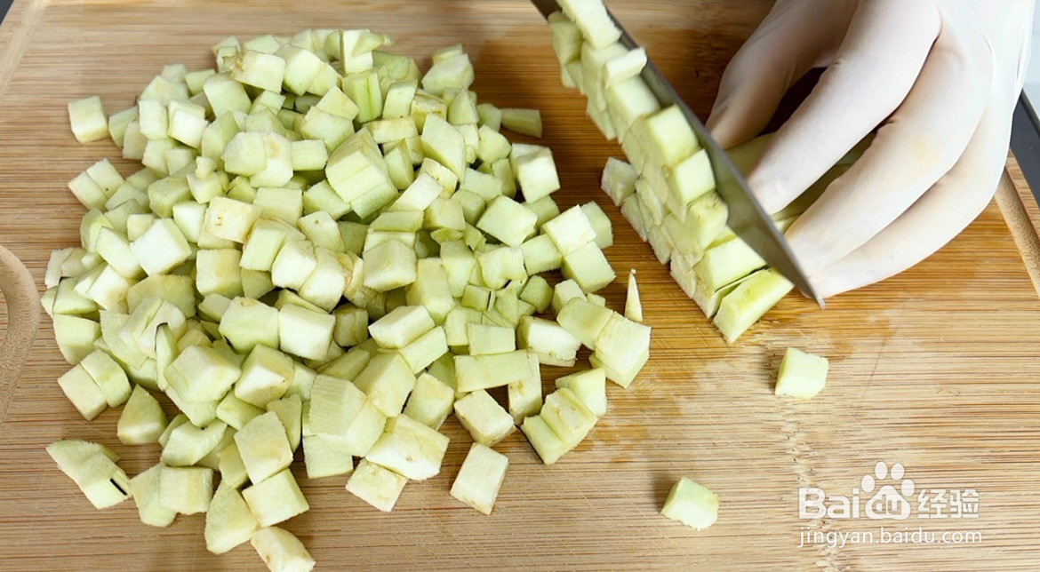 茄子打卤面的做法