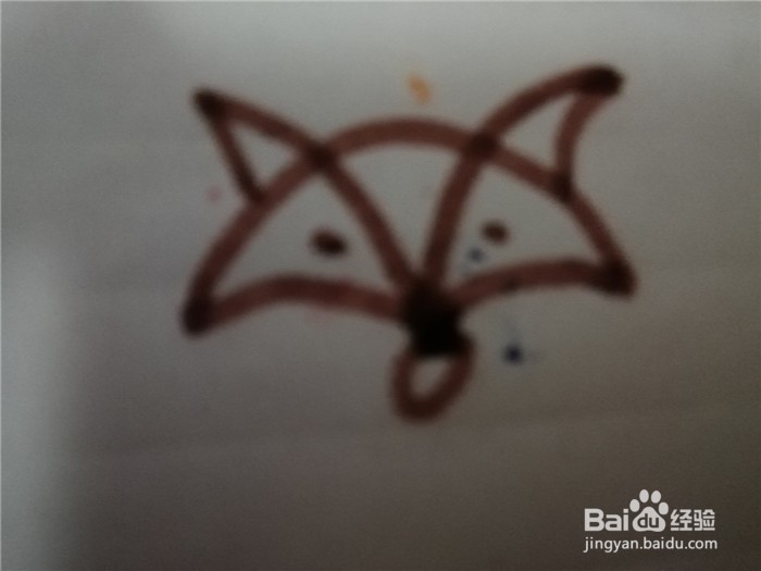 怎么样用简笔画画狐狸