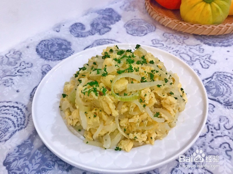 怎样做出家常菜系列之洋葱炒蛋