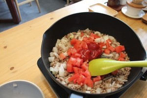 番茄肉酱芝士焗饭