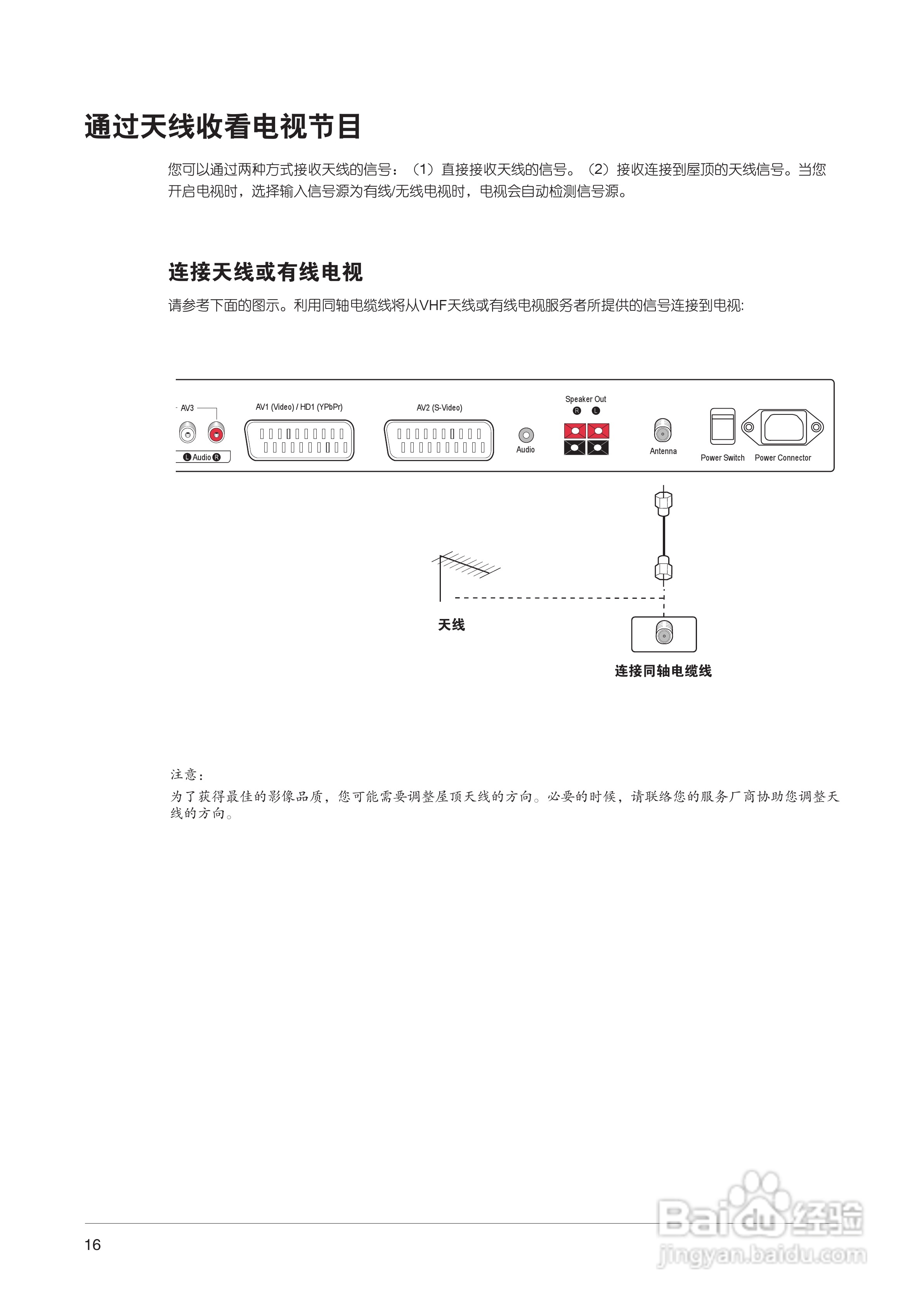 中晶MICROTEK型42寸等离子电视机使用说明书:[2]