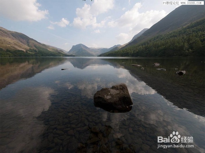 如何用PS把平淡无奇的风景照调出通透感