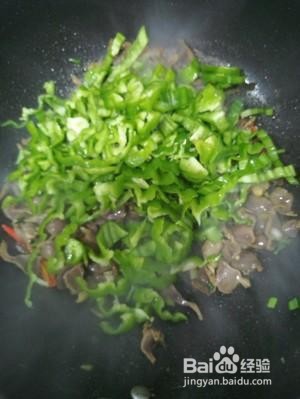 青椒炒鸡胗的制作