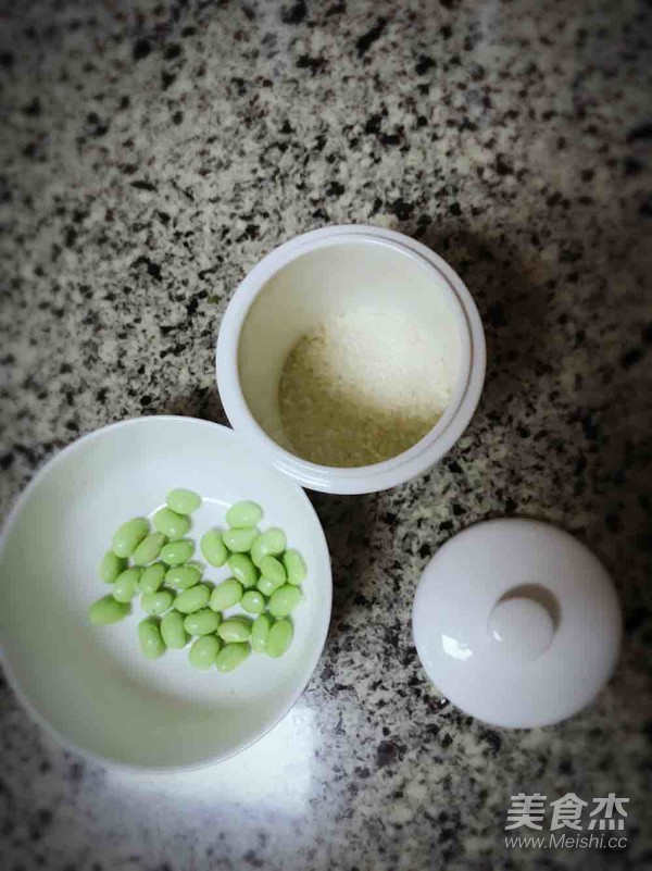 青豆肉末粥的做法