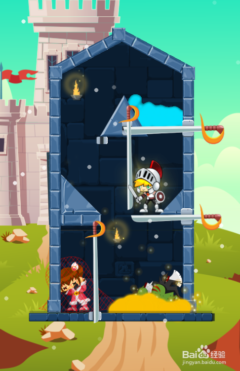 Knights Rescue的Level 24怎样通过?