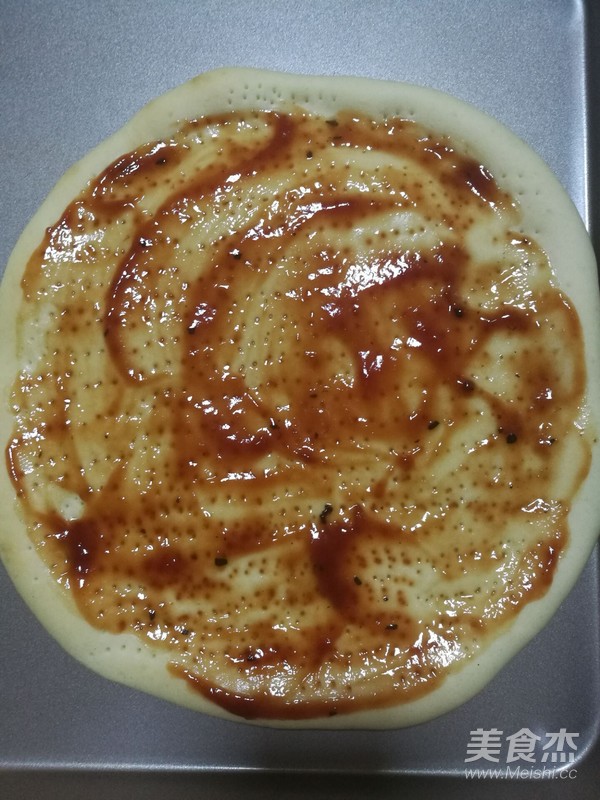 鲜虾火腿披萨