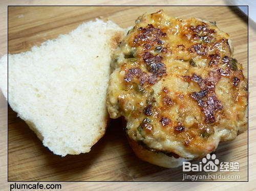 鲜虾茄子汉堡包的做法