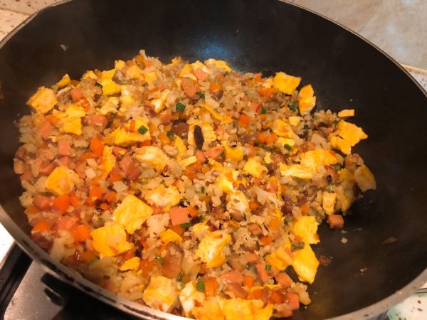 低卡低脂无米炒饭