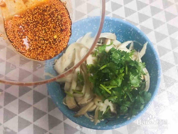 凉拌杏鲍菇的方法