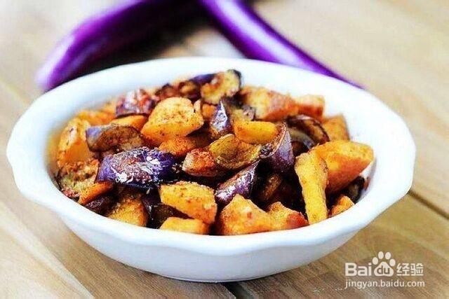 馕炒茄子的做法