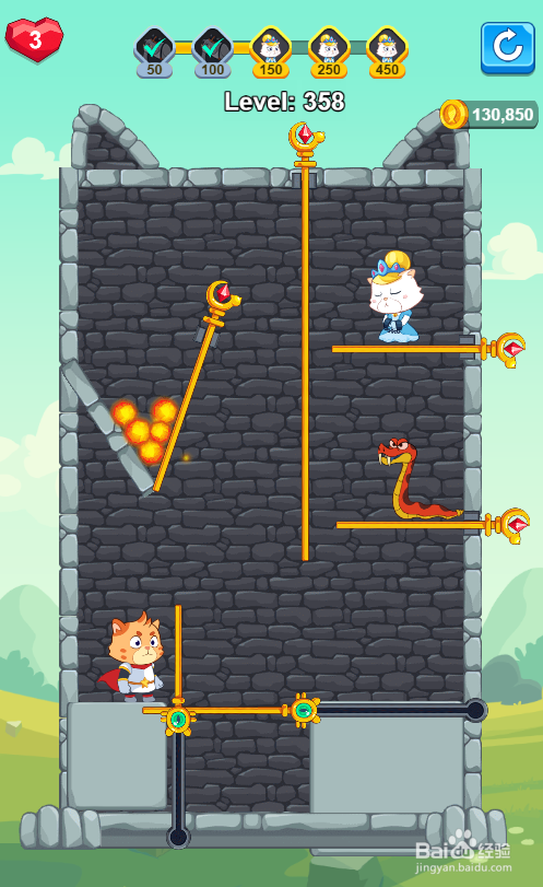 怎样让超级猫顺利通过Level 358