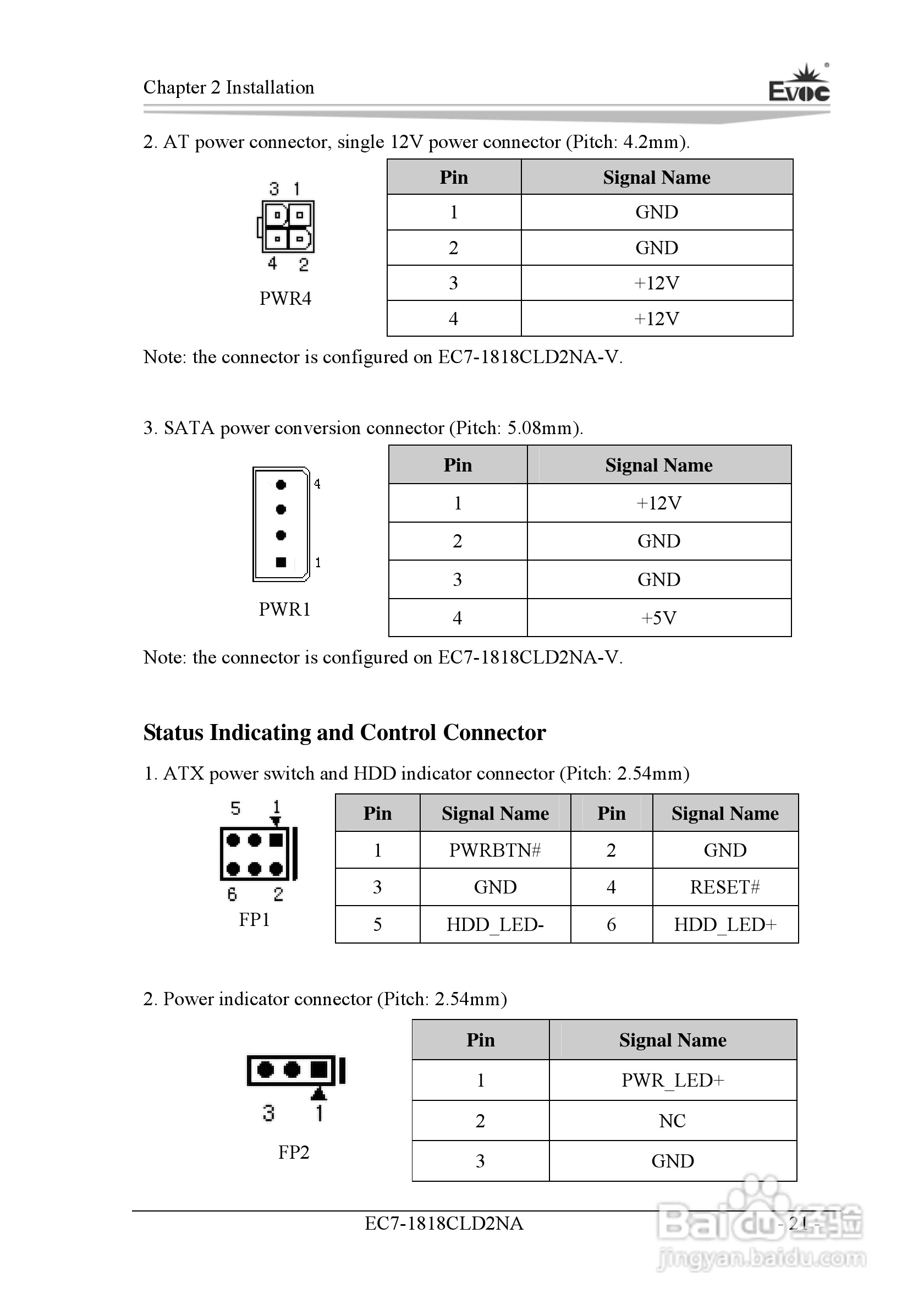 研祥Mini-ITX主板EC7-1818CLD2NA说明书:[8]