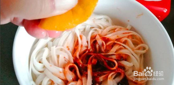家常菜：辣拌面