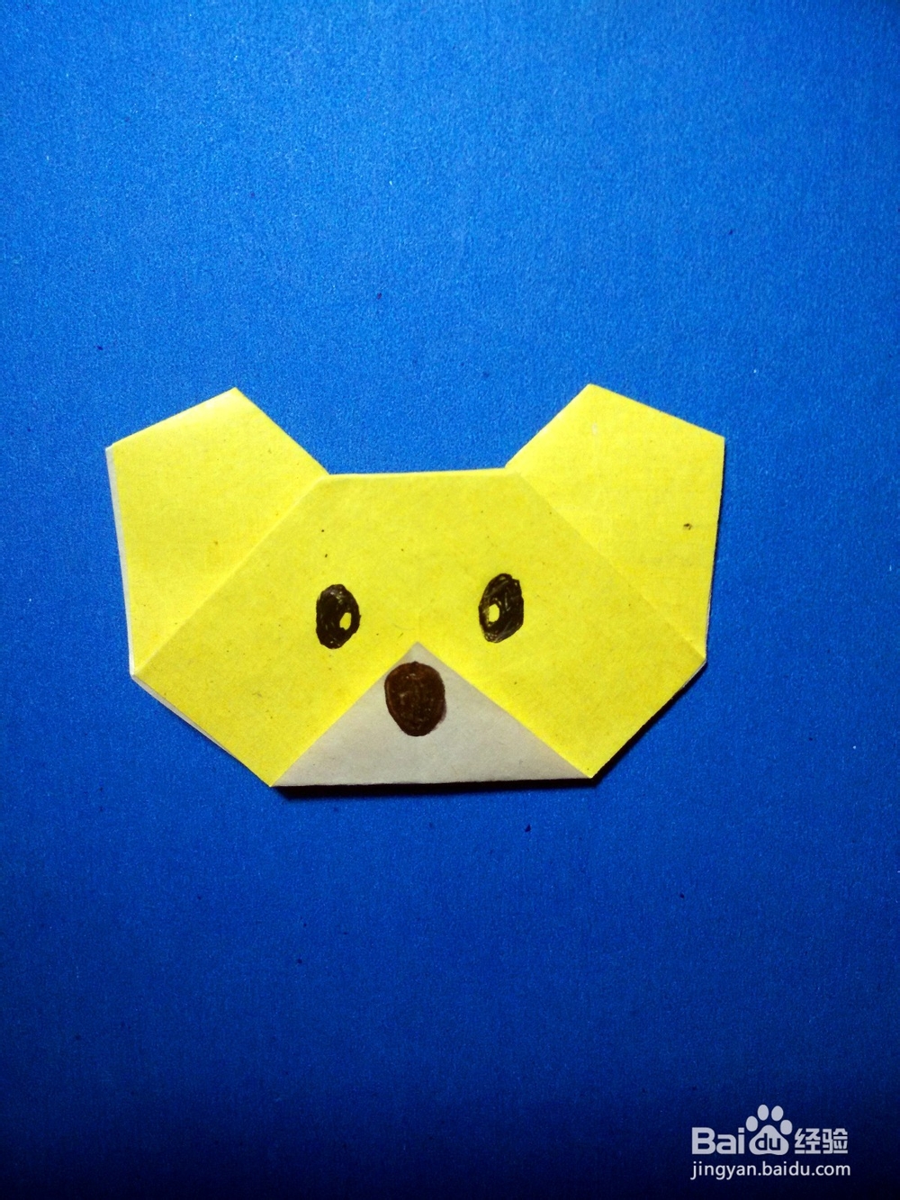 小朋友学折纸——考拉