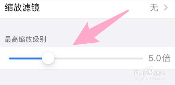 iPhone怎么设置缩放级别？