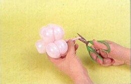 魔法气球造型教程系列之：[21]五瓣花束