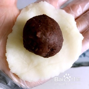 红豆山药月饼【就像冰皮月饼一样】