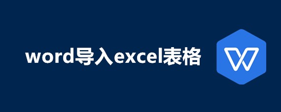 word导入excel表格