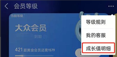 支付宝会员成长值明细在哪里查看