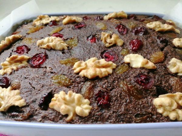 香蕉燕麦布朗尼