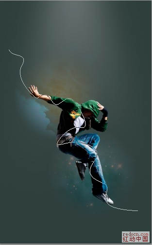 Photoshop打造绚丽的潮流舞者