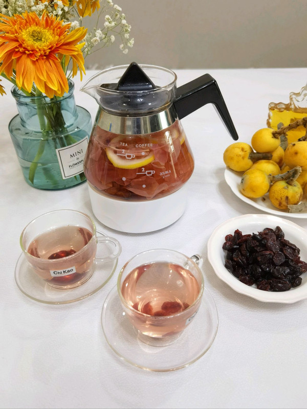 玫瑰花蔓越莓茶