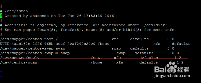 centos7 建LVM添加硬盘及扩容
