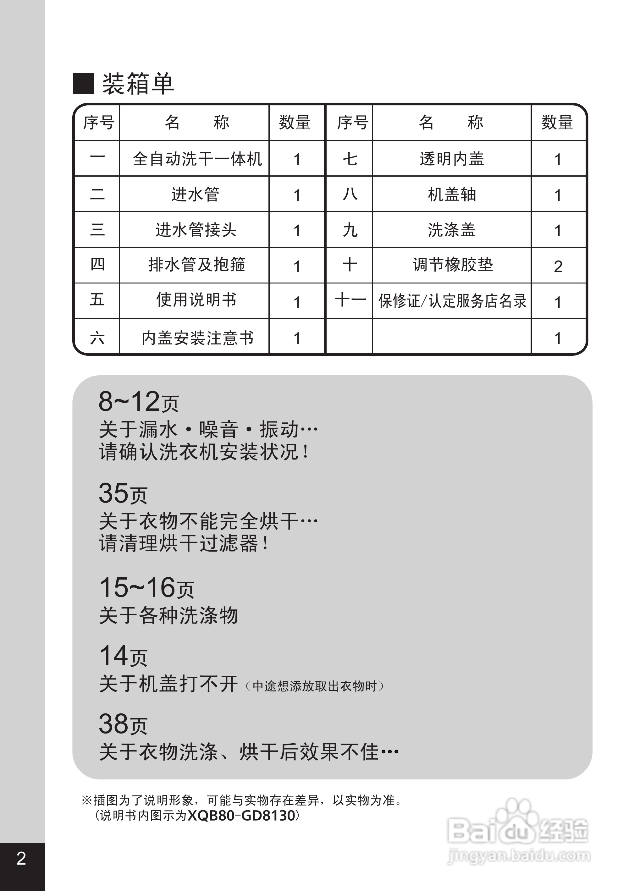 松下XQB80-GD8136洗衣机说明书:[1]