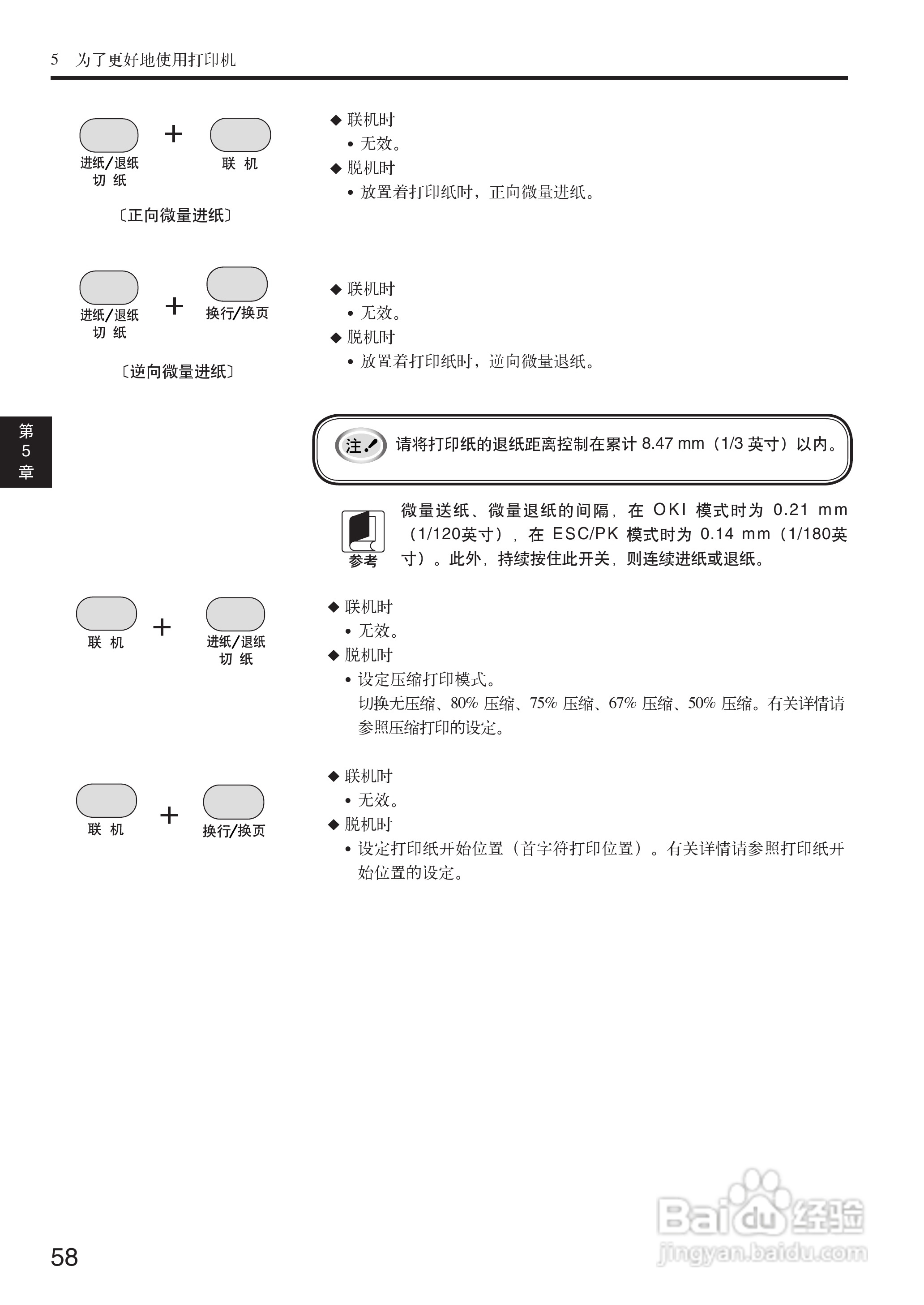 OKI MICROLINE 5500FS打印机说明书:[6]