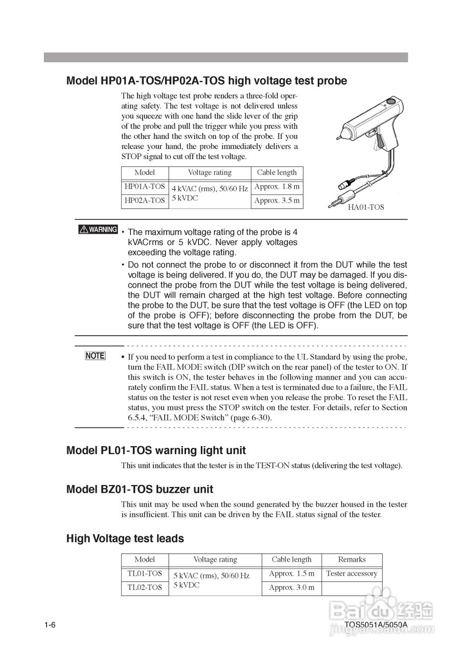 日本菊水TOS5051A/5050A耐压测试仪英文版说明书:[2]