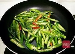 美味的尖椒炒肉