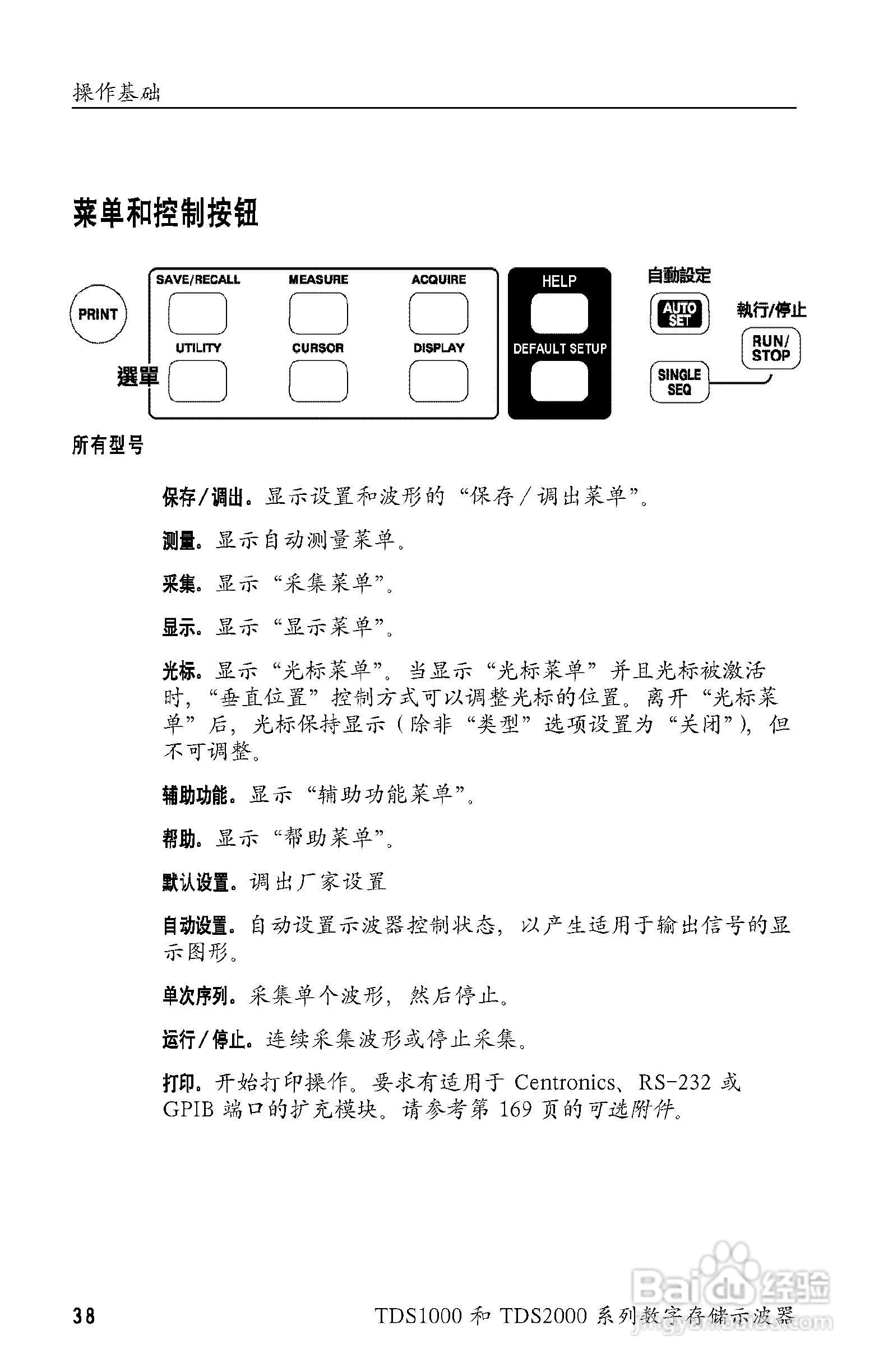 泰克TDS2024数字存储示波器用户手册:[6]