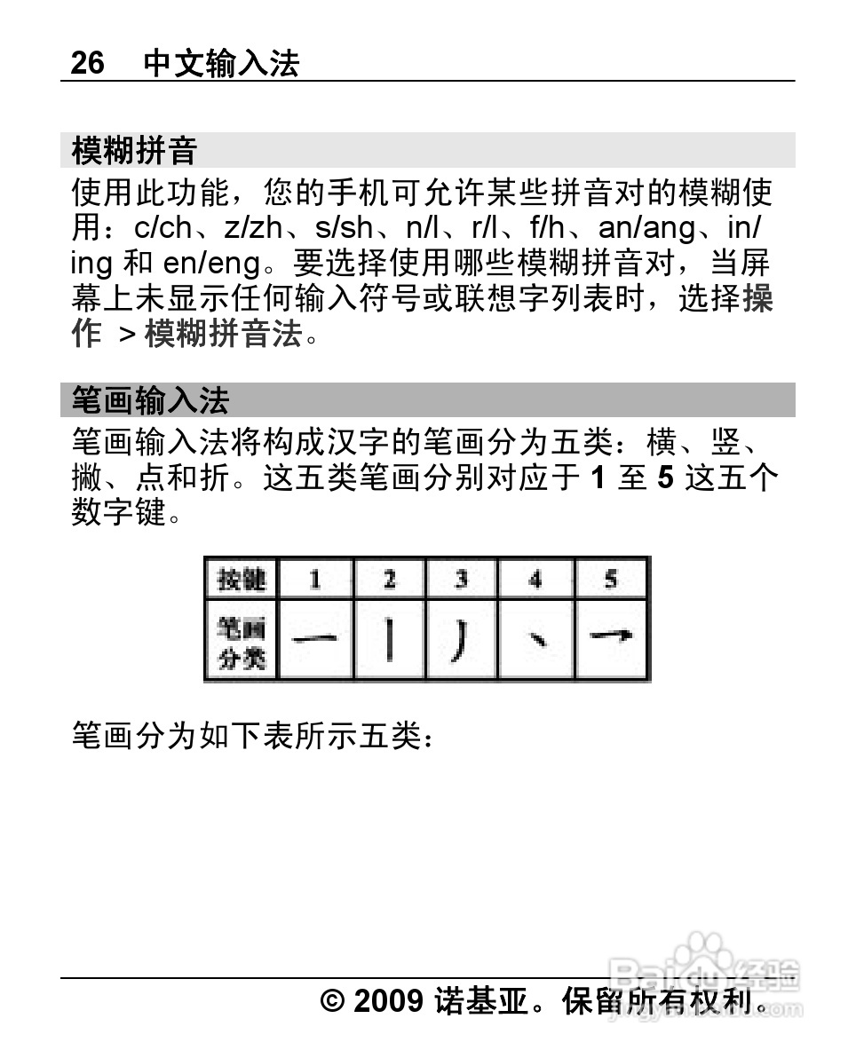 诺基亚2710手机使用说明书:[3]